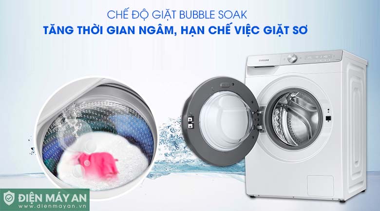 Máy Giặt Samsung Inverter 10kg WW10TP44DSH/SV